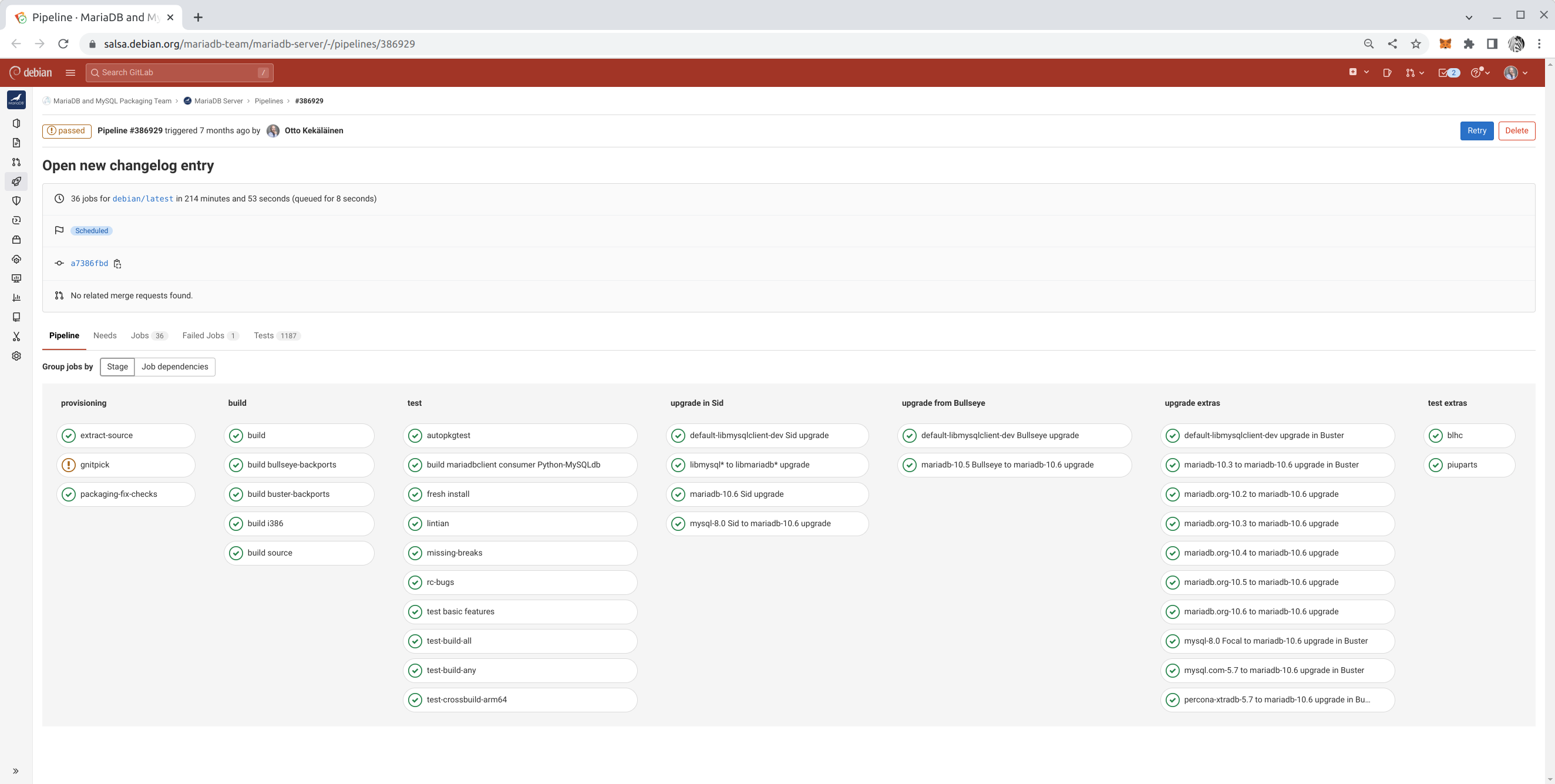 Featured image of post Ensuring software quality with GitLab CI – case MariaDB in Debian