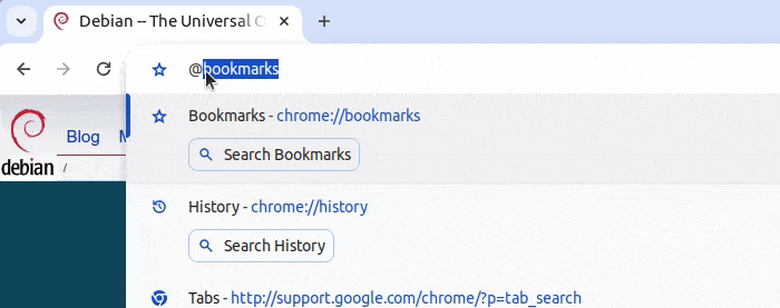 Search Google Drive directly from the browser address bar